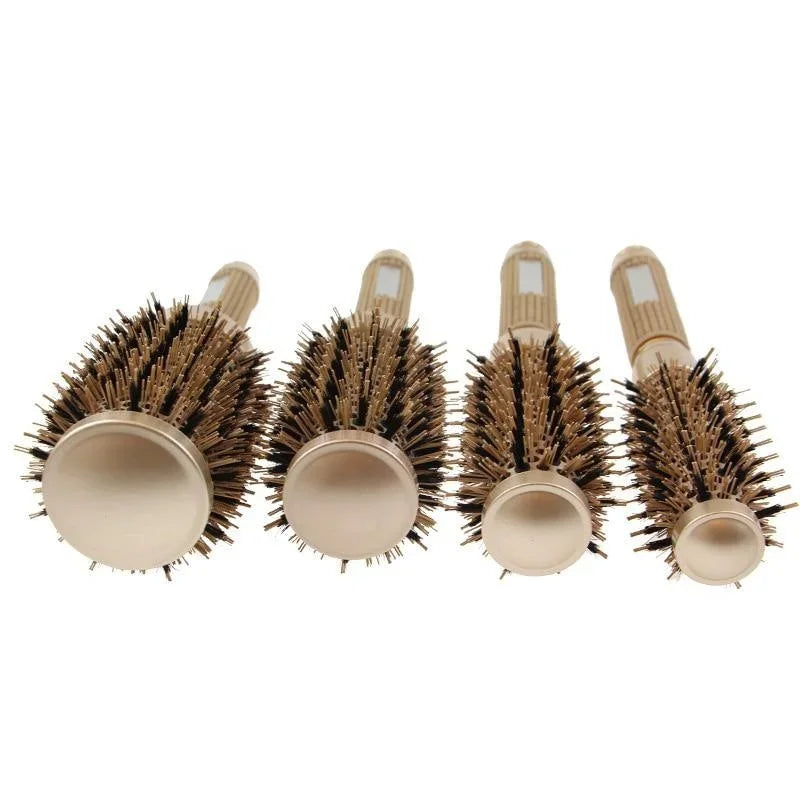 Professional Round Hair Brush Set for Blow-Drying – Ceramic and Anti-Frizz