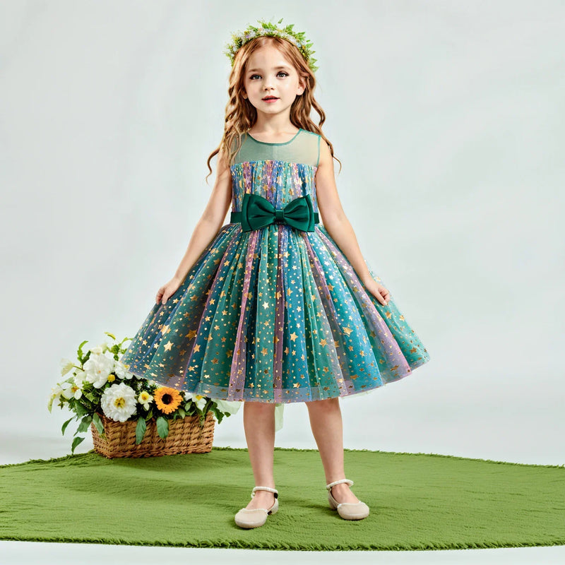 Lieveke Magical Tutu Dress - Colorful Enchanted Dress for Parties
