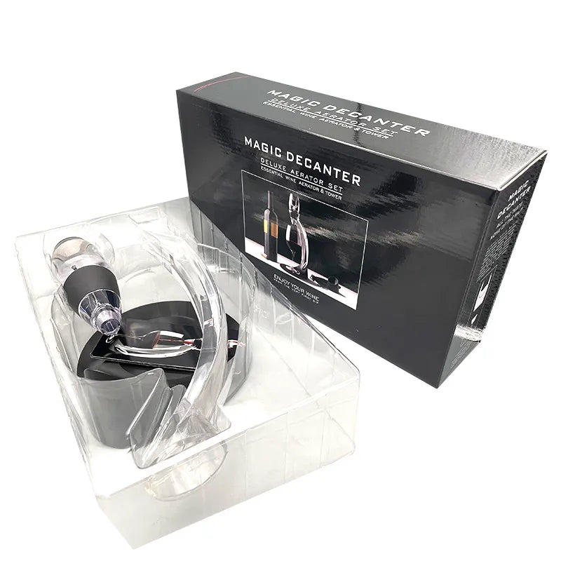 Instant Wine Aerator Pourer with Integrated Filter & Drip-Free Spout