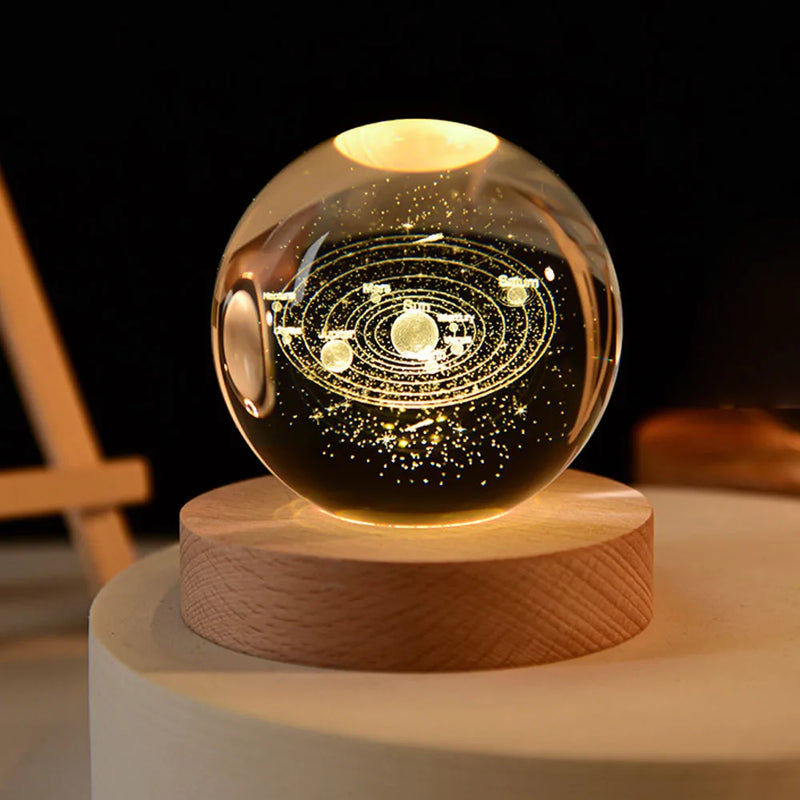 3D Galaxy Sphere LED Table Lamp