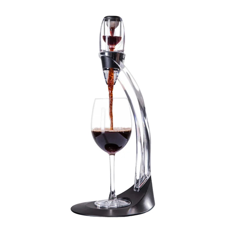 Instant Wine Aerator Pourer with Integrated Filter & Drip-Free Spout