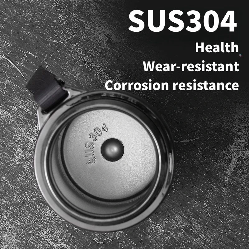 Insulated Stainless Steel Vacuum Flask with LED Temperature Display