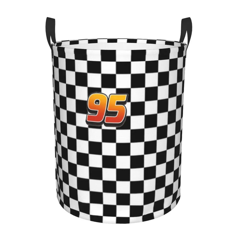 Cars Lightning McQueen Laundry Basket – Spacious and Foldable Basket for Clothes