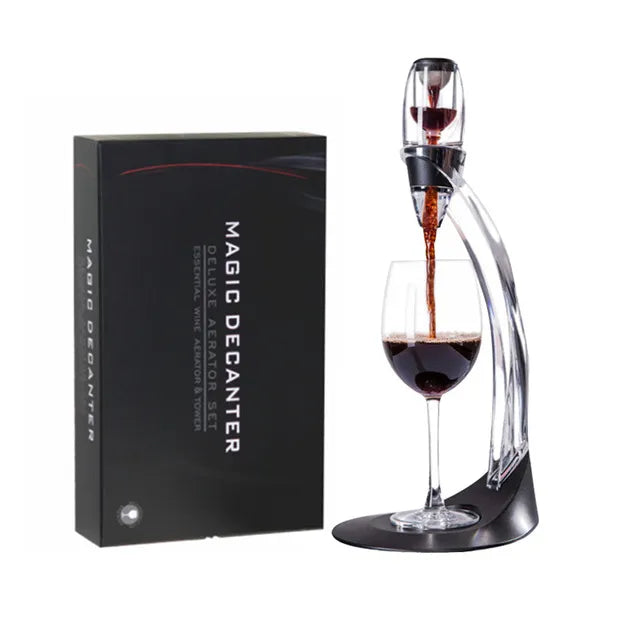 Instant Wine Aerator Pourer with Integrated Filter & Drip-Free Spout