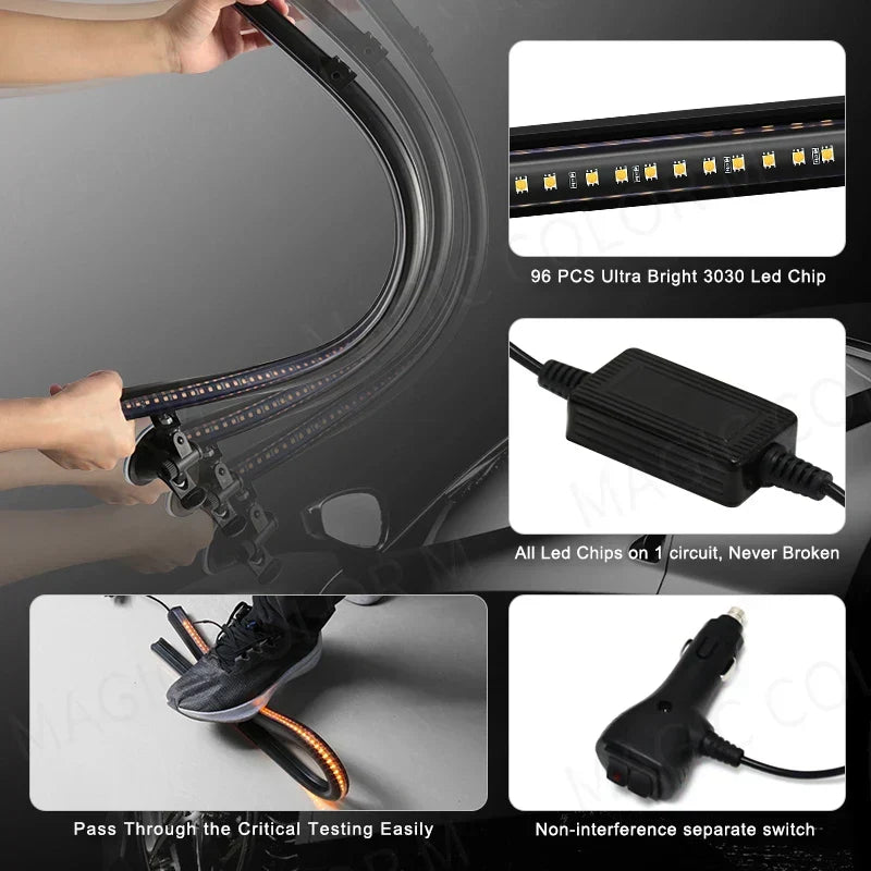 Osric 96 LED Emergency Strobe Warning Light Bar