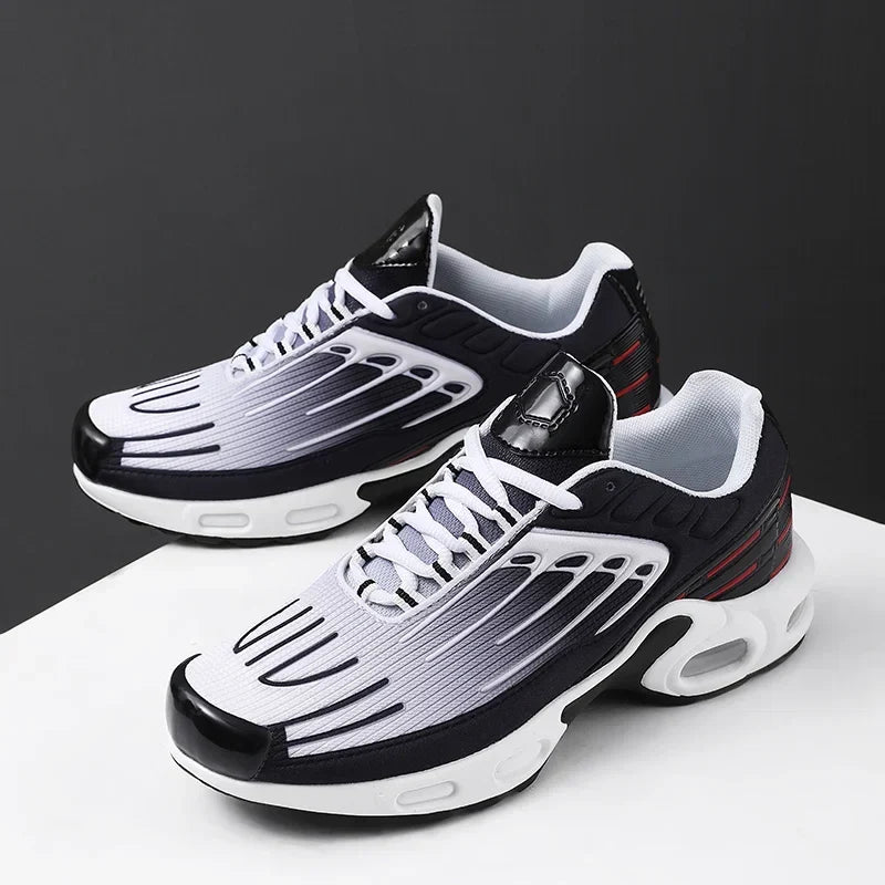 Unisex Lightweight Breathable Mesh Trainers with Cushioned Sole
