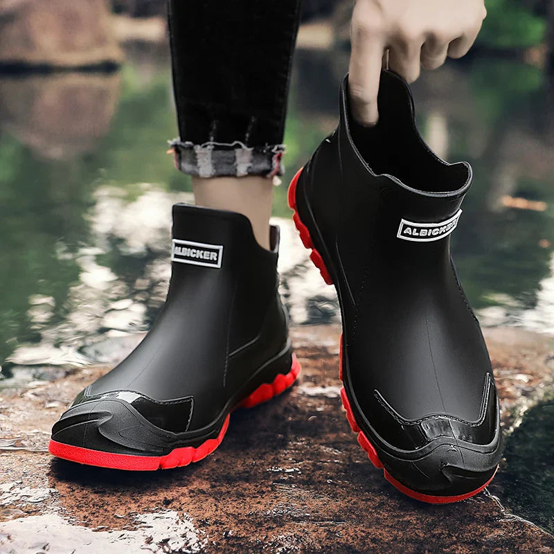 Waterproof Outdoor Ankle Boots for Men – Sturdy & Practical