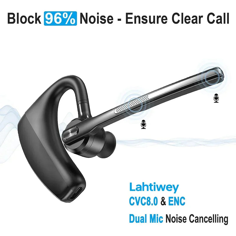 Zevran Wireless ENC Bluetooth Headset with Charging Case