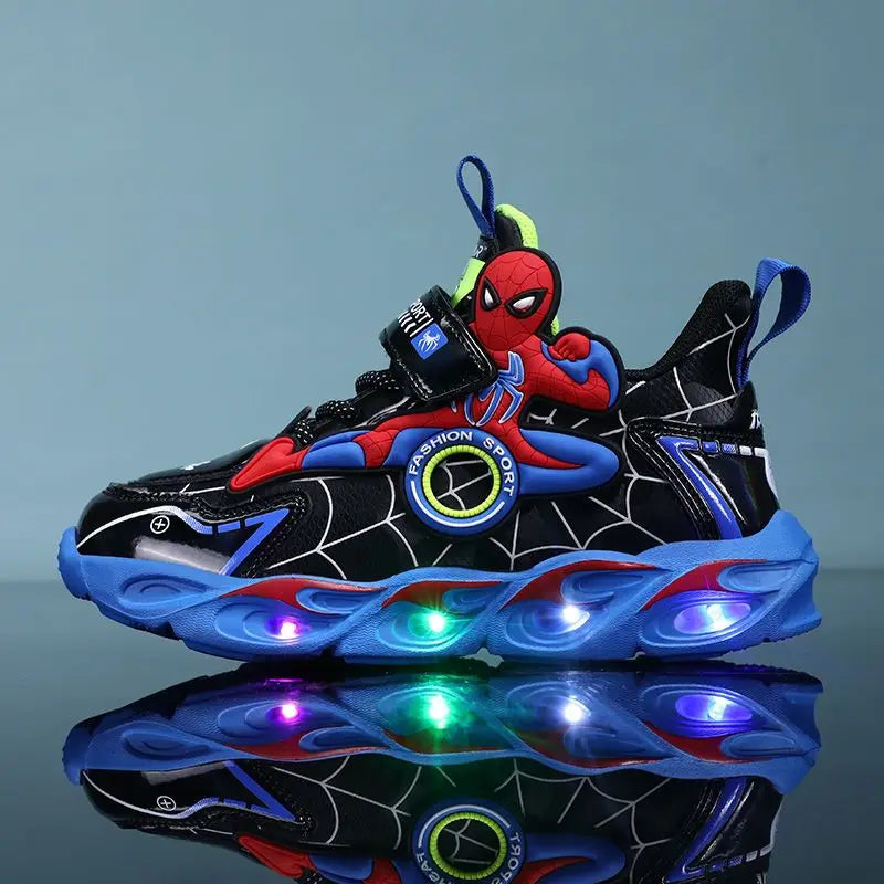 Light-Up Superhero Sneakers for Kids – Stylish and Functional