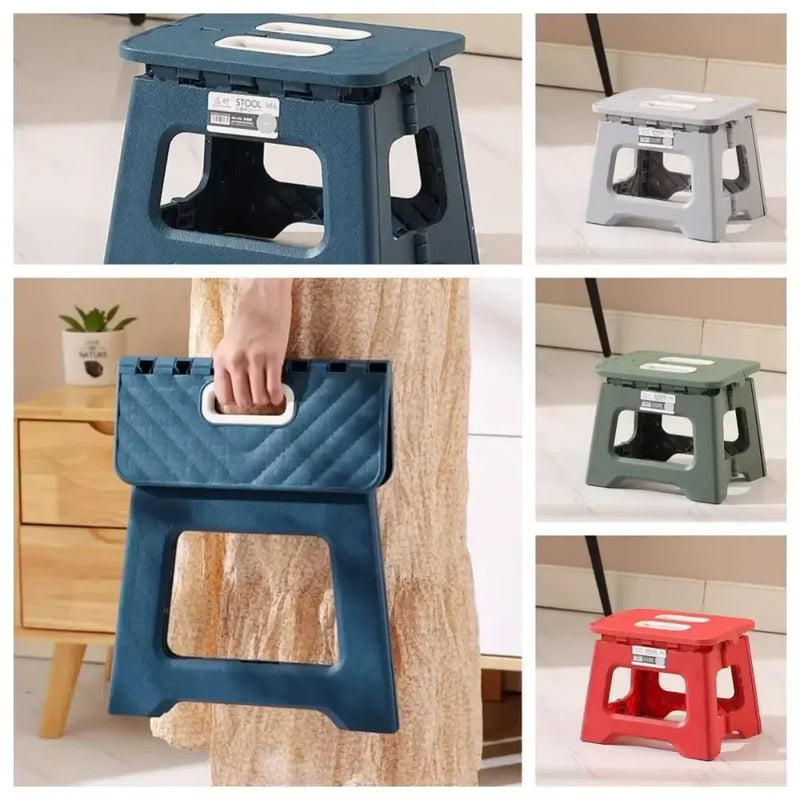 Folding Step Stool – Lightweight, Non-Slip, and Versatile for Kitchen and Home Use