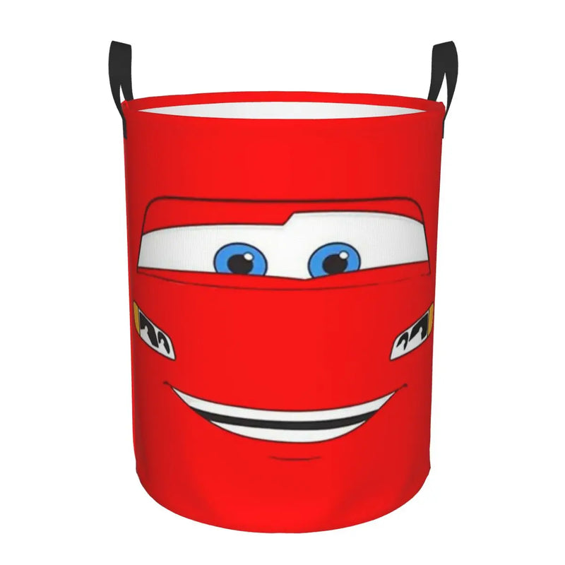 Cars Lightning McQueen Laundry Basket – Spacious and Foldable Basket for Clothes