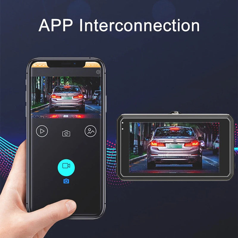 1080P WiFi Dual Lens Dash Cam
