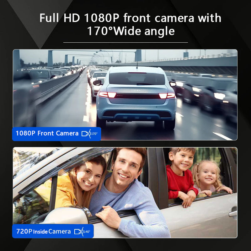 1080P WiFi Dual Lens Dash Cam
