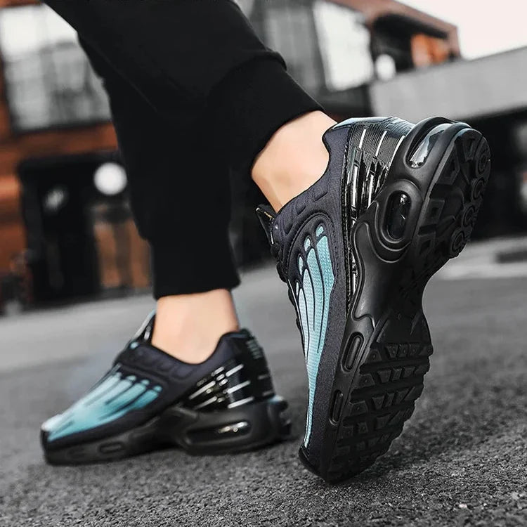 Unisex Lightweight Breathable Mesh Trainers with Cushioned Sole