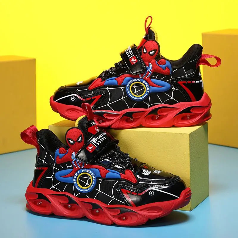 Light-Up Superhero Sneakers for Kids – Stylish and Functional