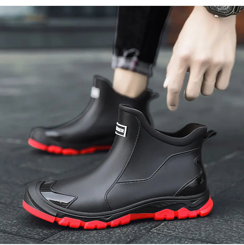 Waterproof Outdoor Ankle Boots for Men – Sturdy & Practical