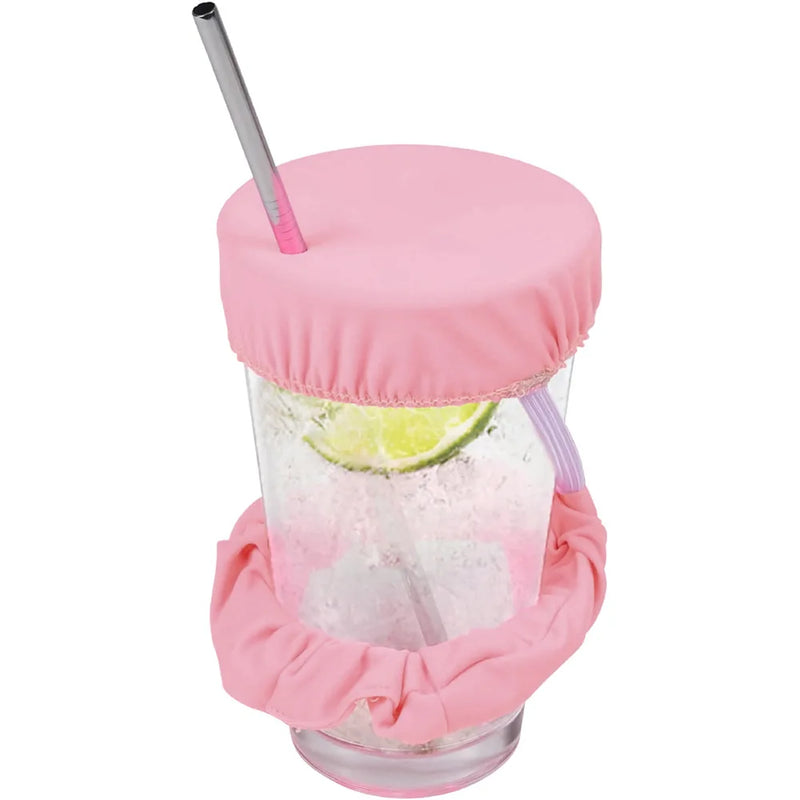 Elastic Drink Cover Set – Secure Protective Cup Topper