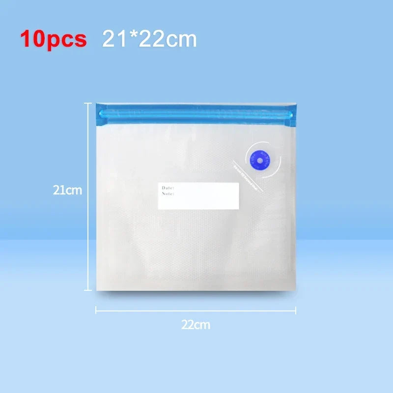 Portable Electric Food Vacuum Pump with Reusable Storage Bags