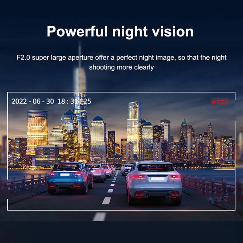 1080P WiFi Dual Lens Dash Cam