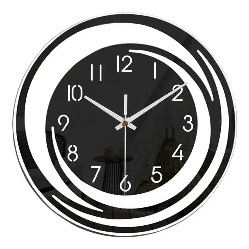 Modern Wall Clock with Minimalist Circle Design and Silent Movement
