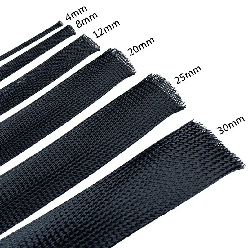Expandable Braided Cable Sleeve for Organised Wire Protection