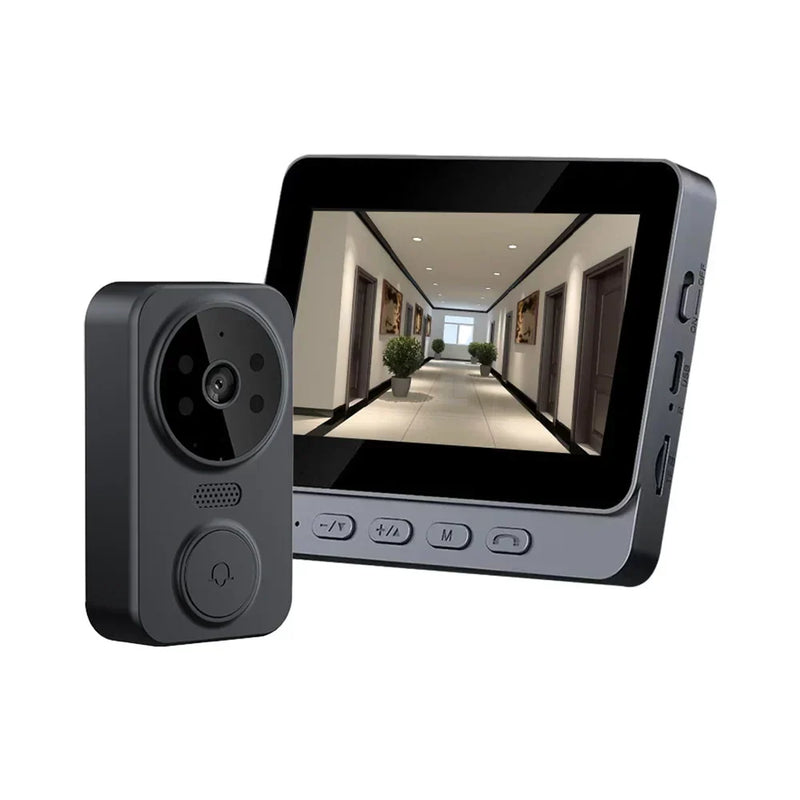 Wireless Video Doorbell with 4.3-Inch Display