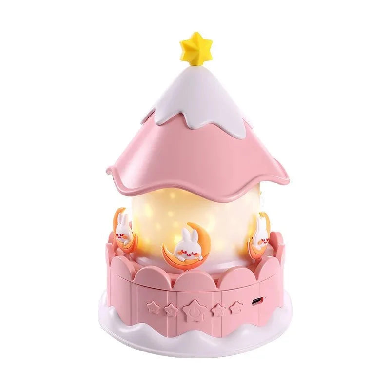 Star Projector Night Light with Music and 12 Projection Themes