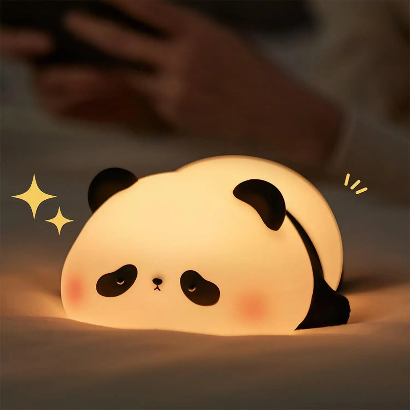 Rechargeable Silicone Animal LED Night Light with Timer