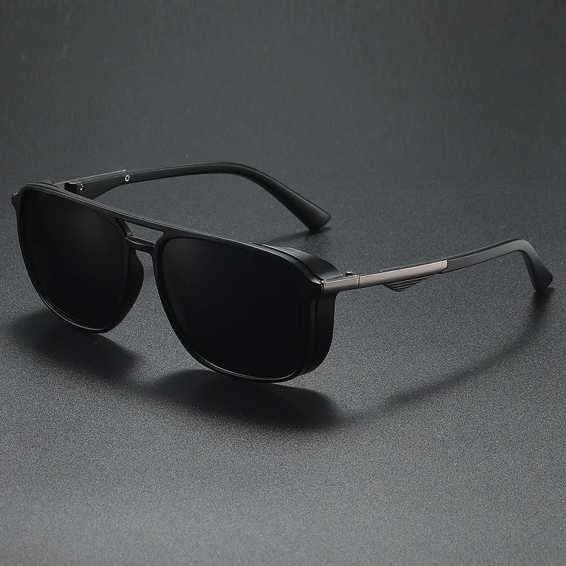 Men's Polarised Square Sunglasses with UV400 Protection for Everyday Wear