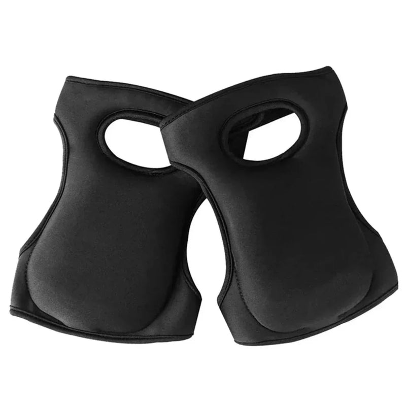 Strap-On Gardening Knee Pads with Flexible Protective Covers