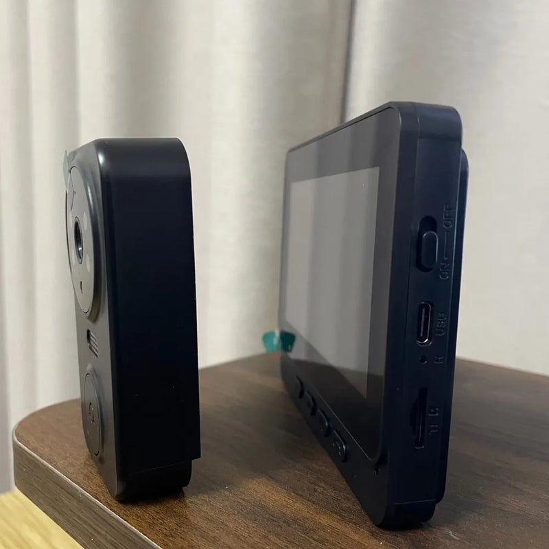 Wireless Video Doorbell with 4.3-Inch Display