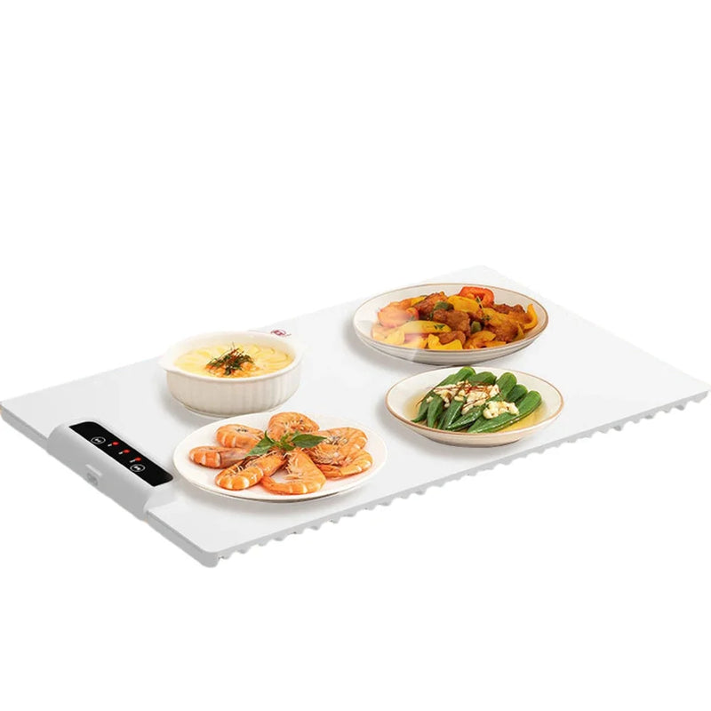 Foldable Electric Food Warming Mat with Adjustable Temperature Control