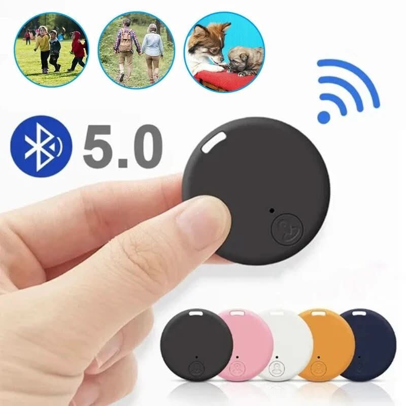 Mini Magnetic Bluetooth Tracker with Anti-Loss Alerts & Smartphone Connectivity
