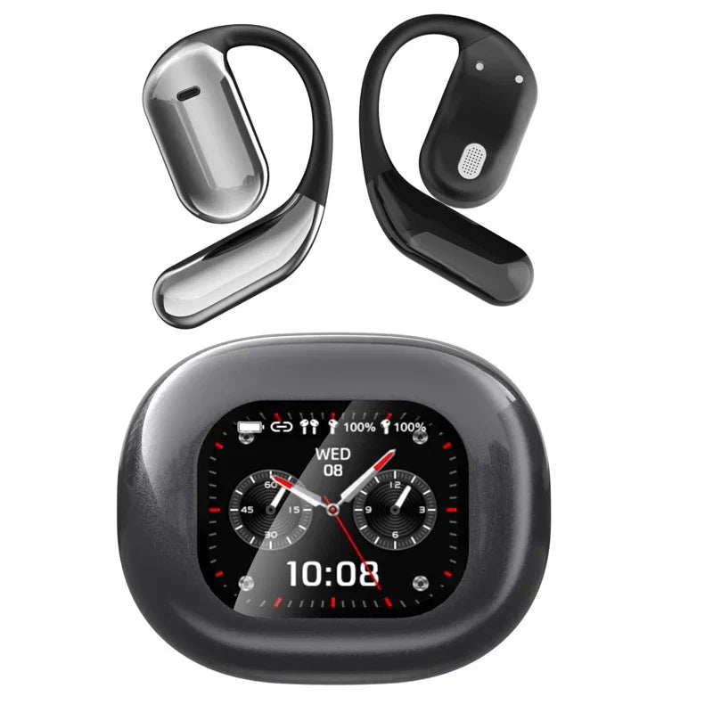 Nexira Smart Translation Earbuds with Touchscreen Charging Case