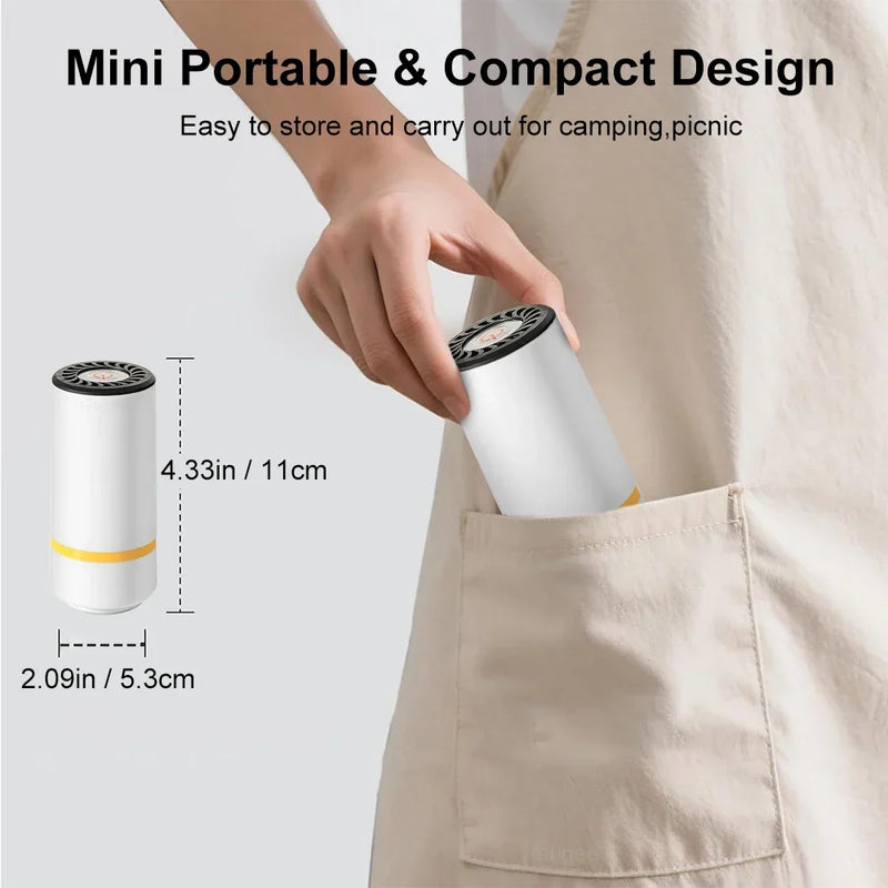 Portable Electric Food Vacuum Pump with Reusable Storage Bags