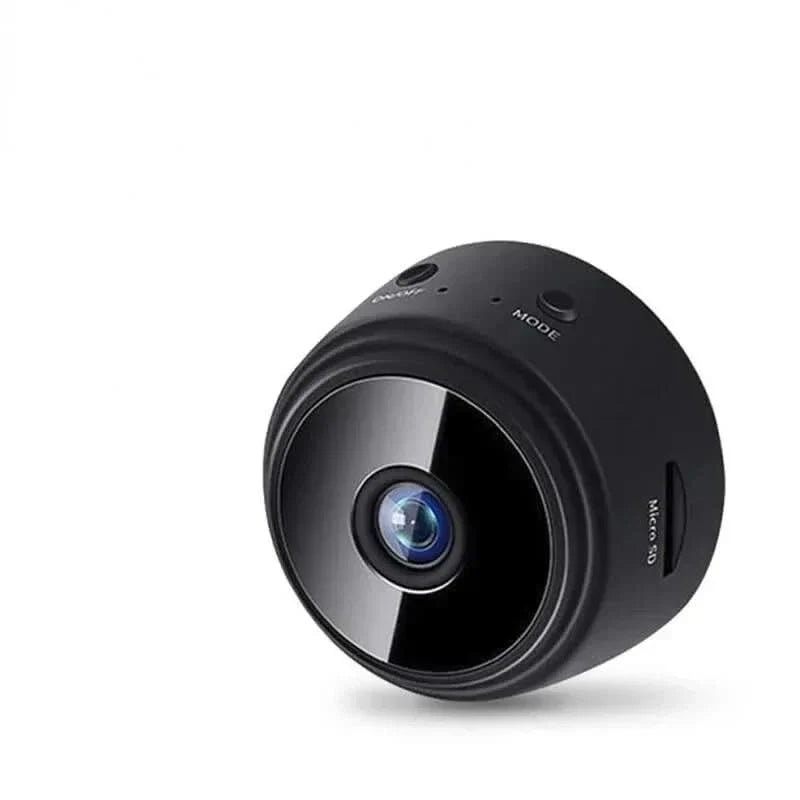 1080p Mini Security Camera with Night Vision & 150° Wide-Angle View