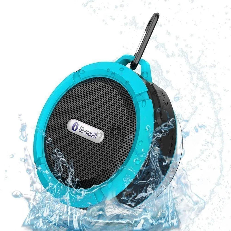 Portable Bluetooth Speaker with Suction Cup for Shower, Travel, and Outdoor Use