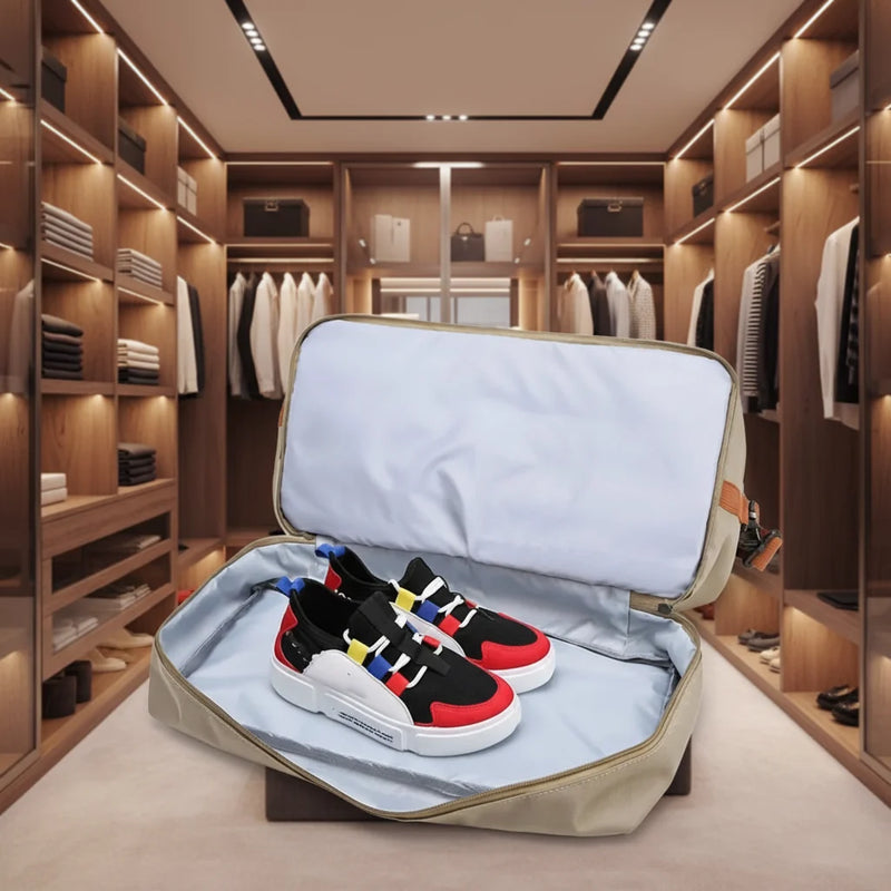 Travel and Gym Duffel Bag with Shoe Compartment and Wet-Dry Pocket