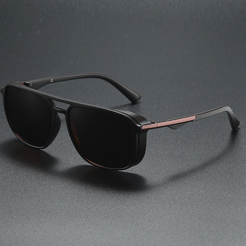 Men's Polarised Square Sunglasses with UV400 Protection for Everyday Wear