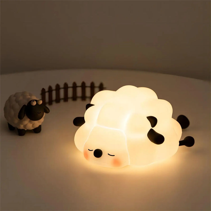 Rechargeable Silicone Animal LED Night Light with Timer