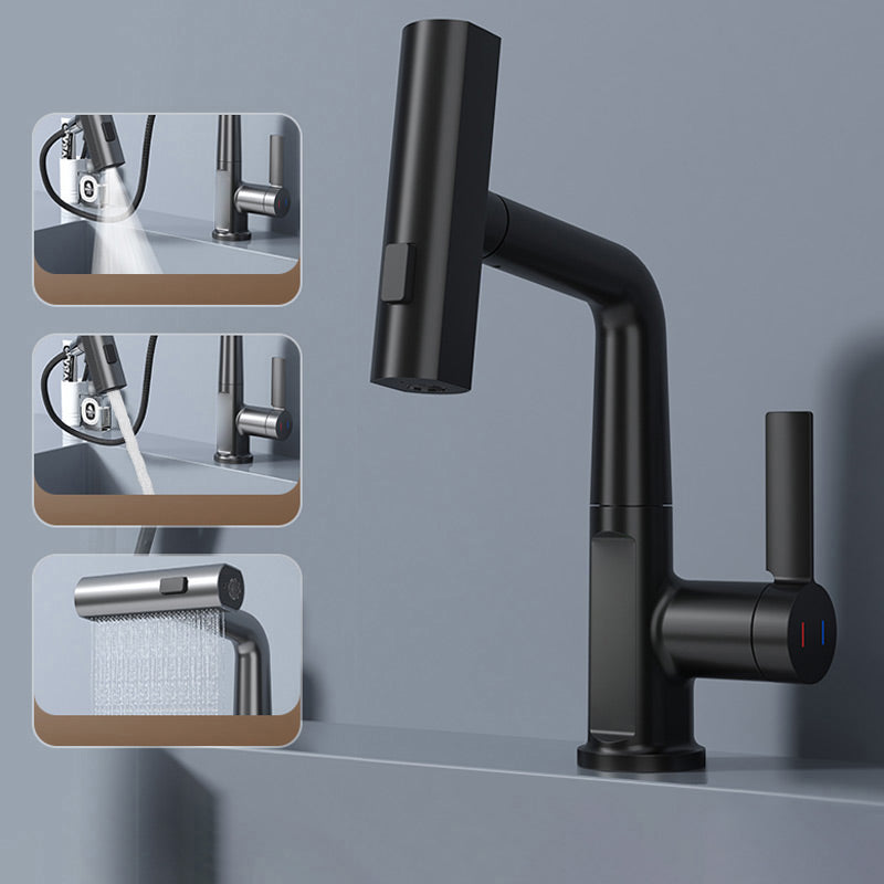 Pull-Out Swivel Tap with Digital Temperature Display