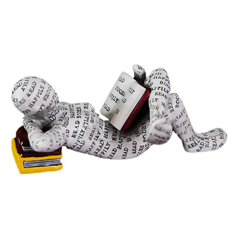 Decorative Figure with Reading Design for Inspiring and Stylish Interior Decoration