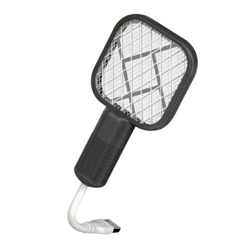 USB Electric Mosquito Swatter with Purple LED Light