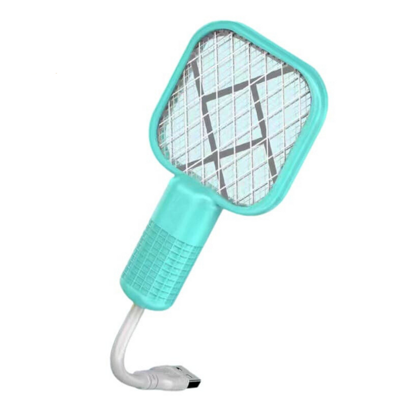 USB Electric Mosquito Swatter with Purple LED Light