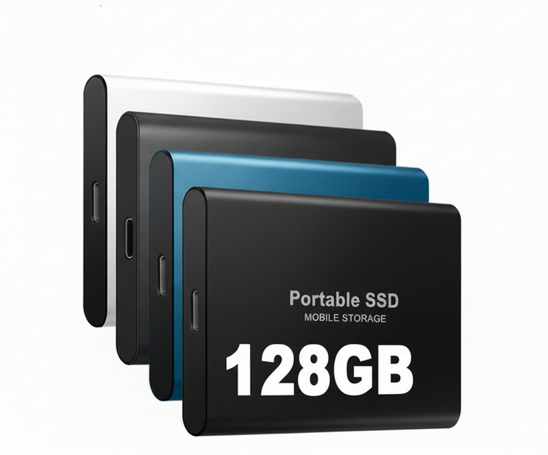 Portable SSD Drive with Compact USB-C Design