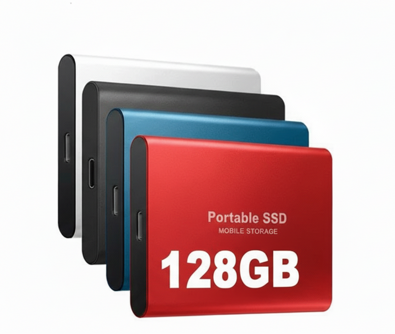 Portable SSD Drive with Compact USB-C Design