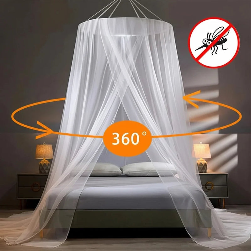 Foldable Hanging Mosquito Net with Breathable Mesh for Comfortable Sleep