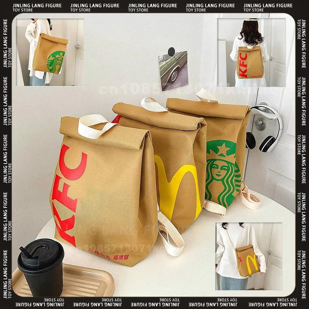 Trendy Fast Food Backpack - Playful and Spacious Bag for Everyone ...