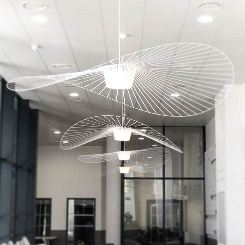 Design Pendant Lamp with Wave Structure and Adjustable Cable