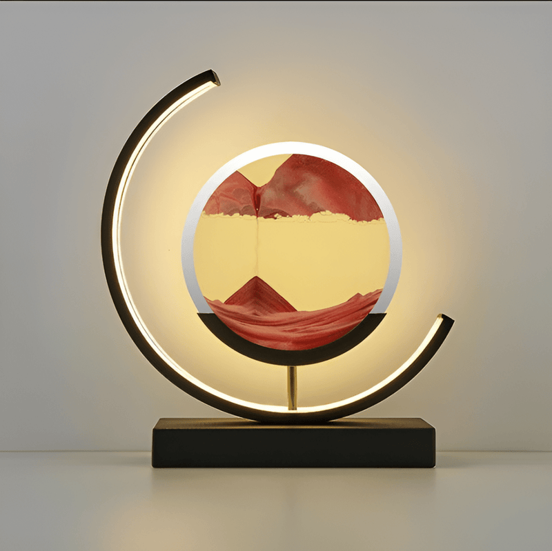 Sand Lamp with Moving Sand and Dimmable LED Lighting for a Relaxing Atmosphere